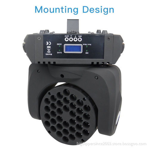 Stage lighting LM108 rgb emitting color 36X3W moving head light DJ disco Euro American warehouse delivery ready to ship